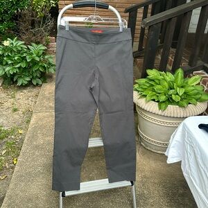 Grey pull up dress pants